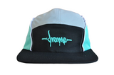 Boné Drama Five Panel Logo Script colors