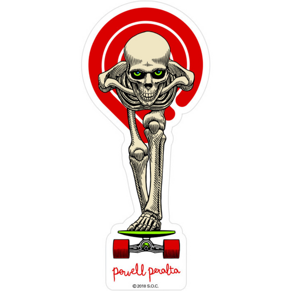 Adesivo Powell Peralta Tucking Skeleton