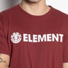 Camiseta Element Blazin Color Vinho