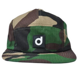 Boné Drama Five Panel Logo Ripstop Camo