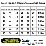 Calça Drama Cargo Camuflado Militar