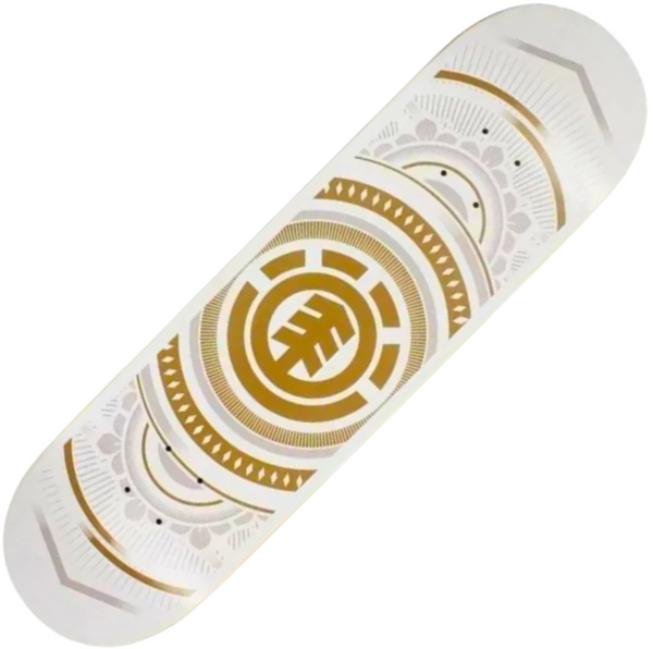 Shape Element Hatched white gold 8.180