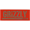 Adesivo Grizzly Griptape Script Red