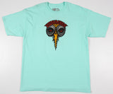 Camiseta Powell Peralta Valley Elephant Preto / Verde Água