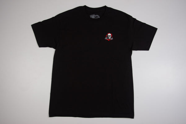 CAMISETA POWELL PERALTA SUPPORT YOUR LOCAL - PRETA