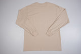 Camiseta Thrasher Leopard Magazine Manga Longa Bege