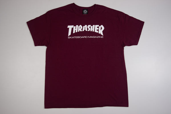 CAMISETA THRASHER SKATE MAG - BORDÔ
