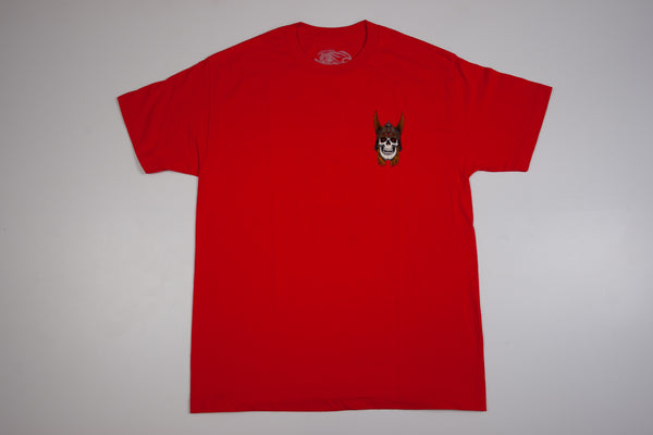 CAMISETA POWELL PERALTA ANDERSON SKULL - VERMELHO