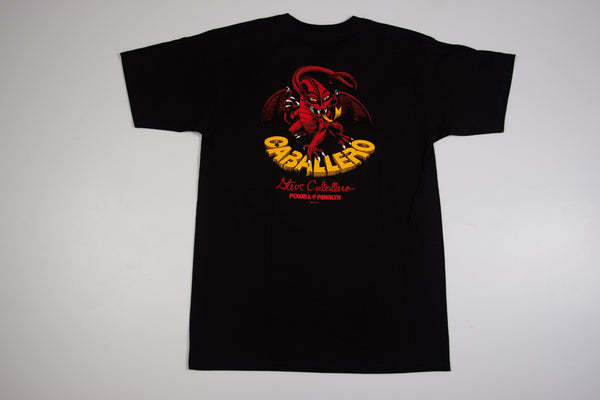 CAMISETA POWELL PERALTA CABALLERO DRAGON II - PRETA/VERDE