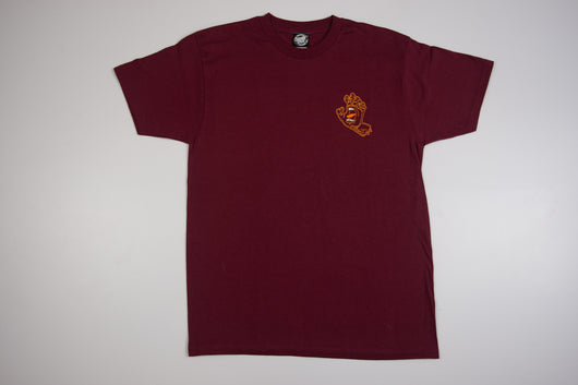 Camiseta Santa Cruz Void Hand Bordô