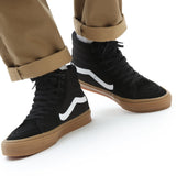 TÊNIS VANS SKATE SK8 HI - BLACK/GUM