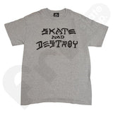 Camiseta Thrasher Skate and Destroy Cinza